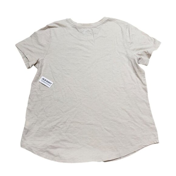 Old Navy PRIDE Womens Size L Beige Peace Love Pride Rainbow Pride T-shirt NWT - Picture 4 of 7